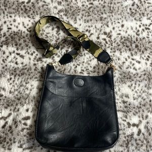 Faux leather crossbody bag!